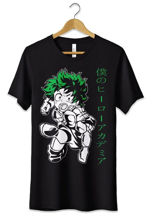 T-Shirt Maglietta My Hero Academia Anime Deku Fans T-Shirt CmrDesignStore   