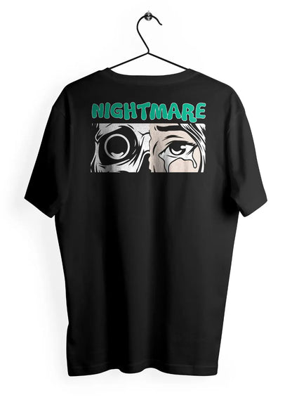T-Shirt Maglietta Nightmare Urban Oversize T-Shirt CmrDesignStore Retro XS 