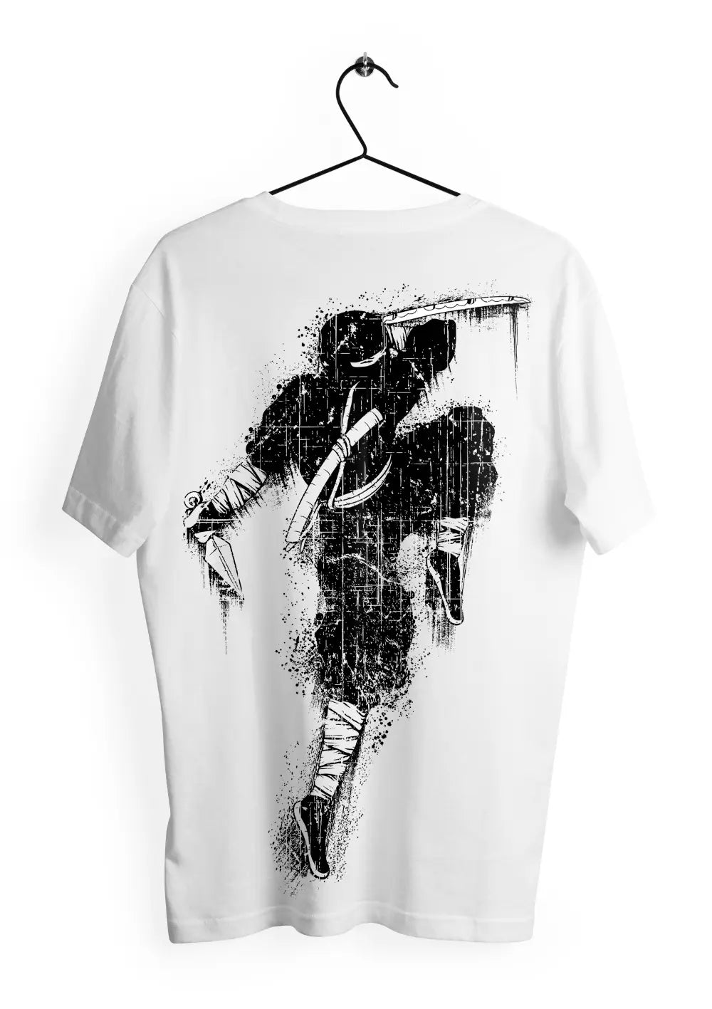 T-Shirt Maglietta Ninja Giapponese Samurai Urban Style T-Shirt CmrDesignStore Retro XS