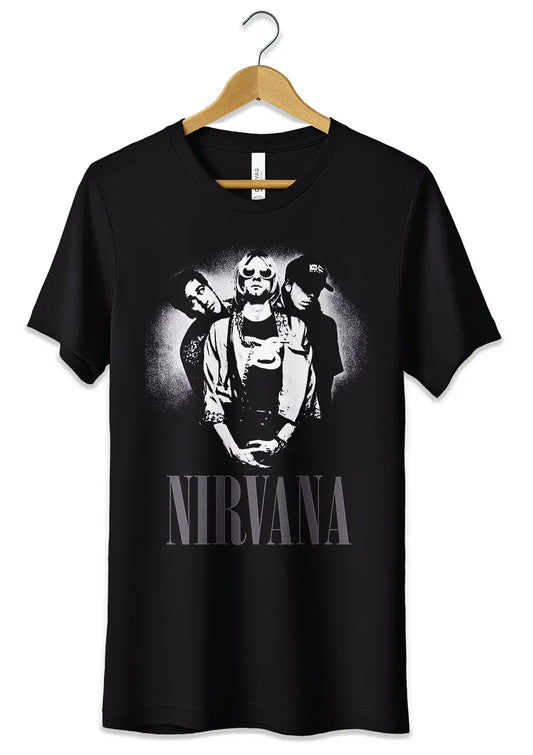 T-Shirt Maglietta Nirvana Kurt Cobain Dave Grohl Novoselic T-Shirt CmrDesignStore   