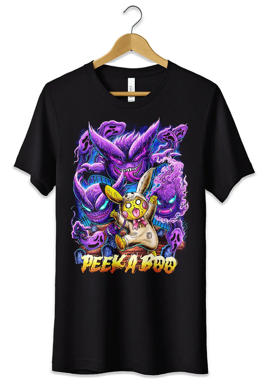 T-Shirt Maglietta Pikachu Pokémon Horror Fan Art T-Shirt CmrDesignStore   