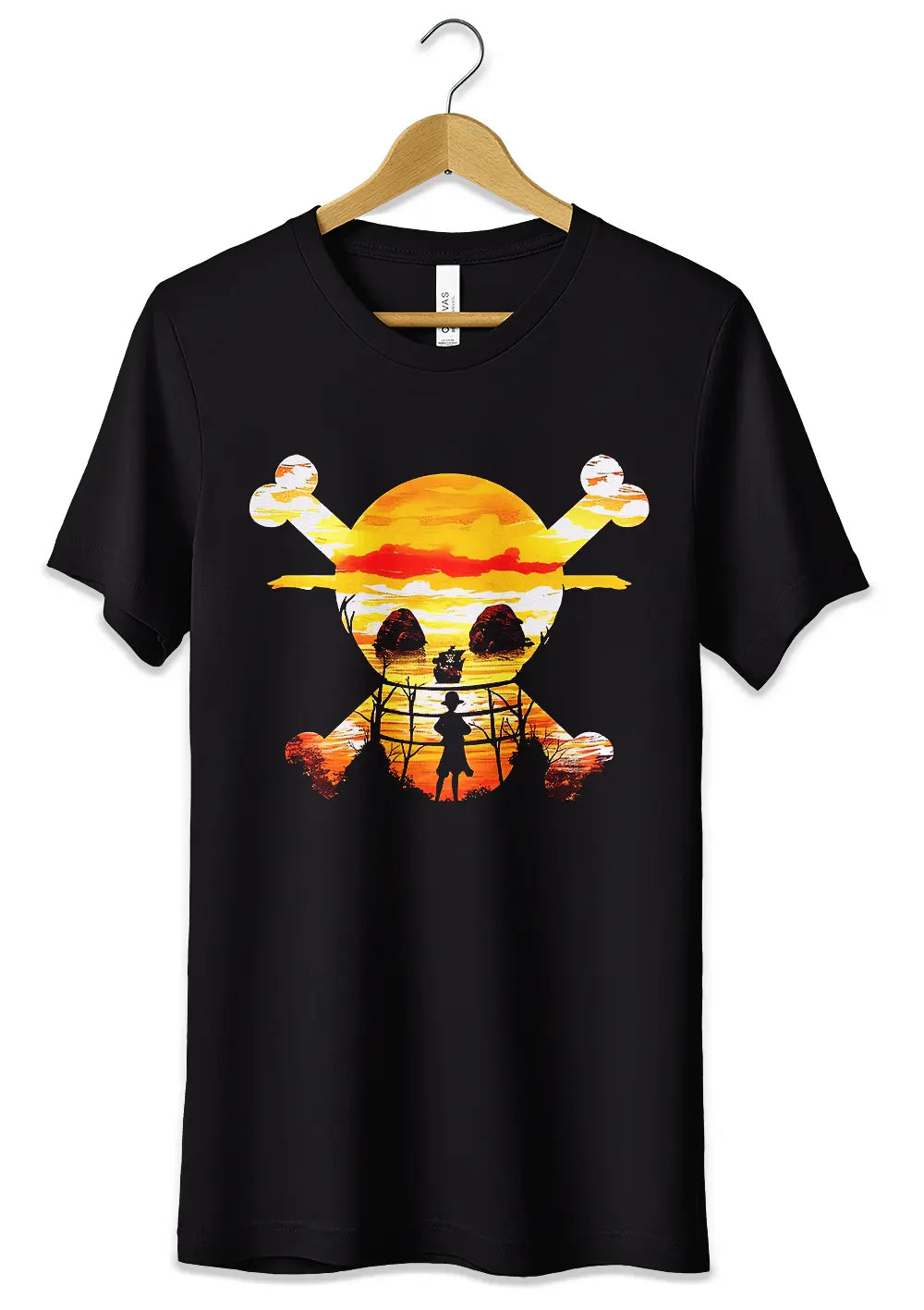 T-Shirt Maglietta Luffy Rubber Mugiwara One Piece T-Shirt CmrDesignStore   