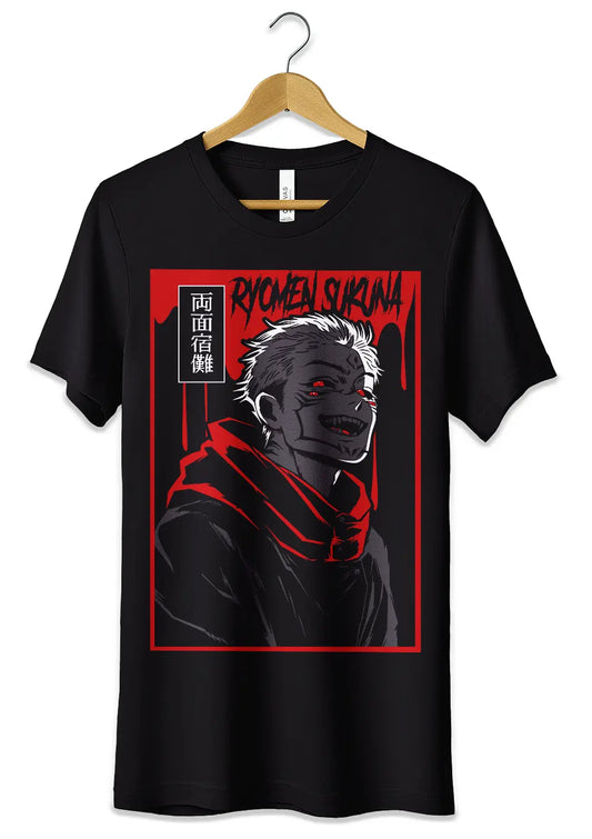 T-Shirt Maglietta Anime Jujutsu Kaisen Ryomen Sukuna T-Shirt CmrDesignStore   