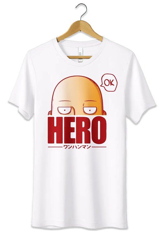 T-Shirt Maglietta Saitama Hero One Punch Man T-Shirt CmrDesignStore   