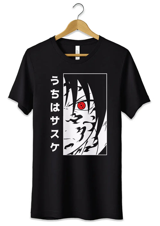 T-Shirt Maglietta Sasuke Naruto Anime Manga T-Shirt CmrDesignStore   