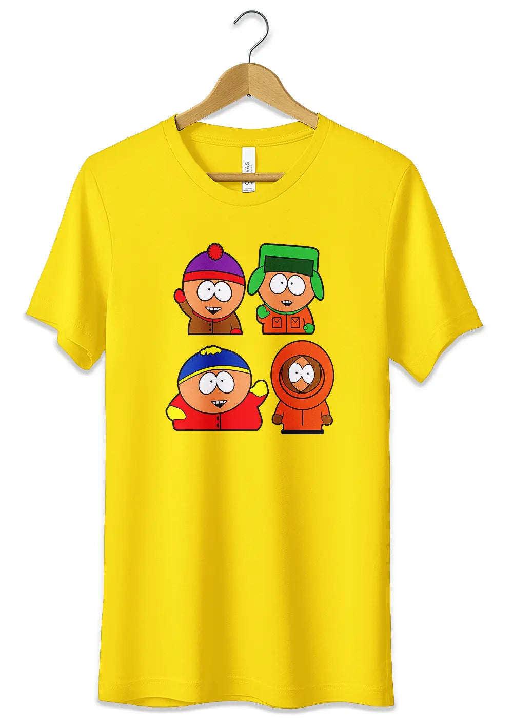 T-Shirt Maglietta South Park Cartoon Divertente T-Shirt CmrDesignStore 3/4 anni Giallo 