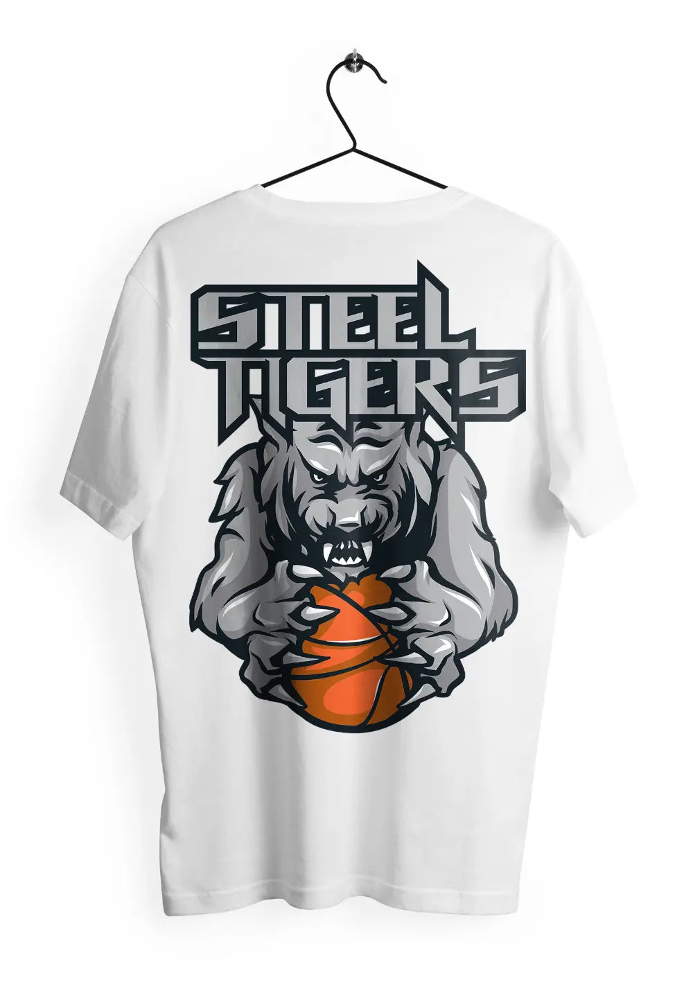 T-Shirt Maglietta Steel Tigers Urban Style Unisex T-Shirt CmrDesignStore Retro XS 