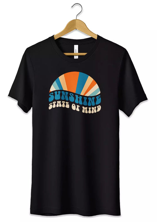 T-Shirt Maglietta Sunshine State of Mind Retro Vintage Style T-Shirt CmrDesignStore   