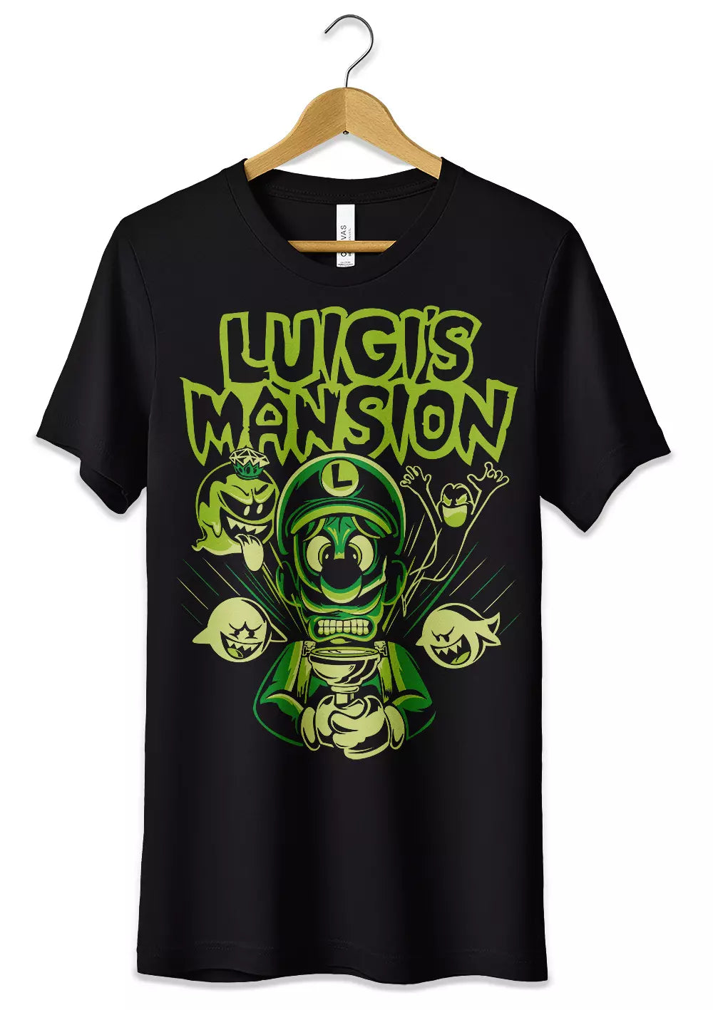 T-Shirt Maglietta Videogames Super Luigi T-Shirt CmrDesignStore   