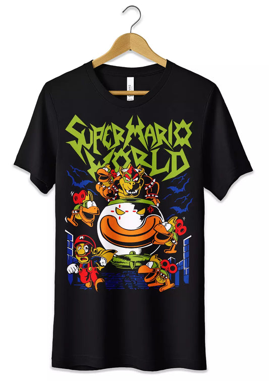 T-Shirt Maglietta Videogames Super Mario World T-Shirt CmrDesignStore   