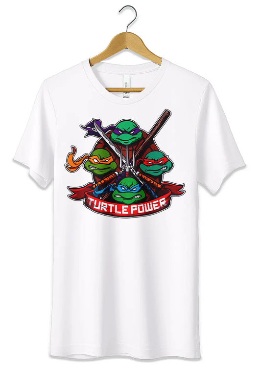 T-Shirt Maglietta Tartarughe Ninja Turtle Power T-Shirt CmrDesignStore   