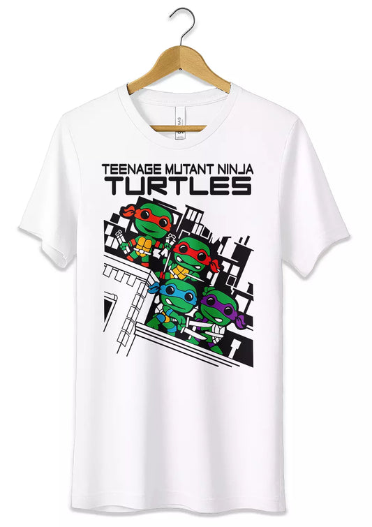 T-Shirt Maglietta Tartarughe Ninja Cartoni Animati T-Shirt CmrDesignStore   