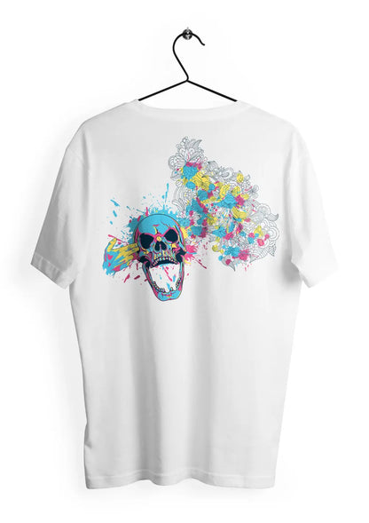 T-Shirt Maglietta Teschio Urban Style Unisex T-Shirt CmrDesignStore Retro XS 