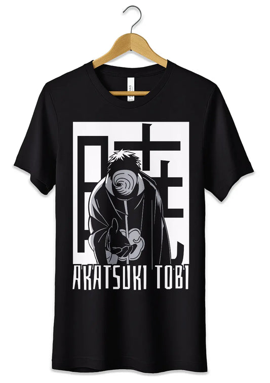 T-Shirt Maglietta Tobi Obito Uchiha Naruto Anime T-Shirt CmrDesignStore   