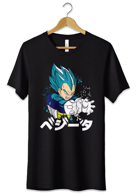 T-Shirt Maglietta Vegeta Super Sayan Blue Dragon Ball T-Shirt CmrDesignStore   