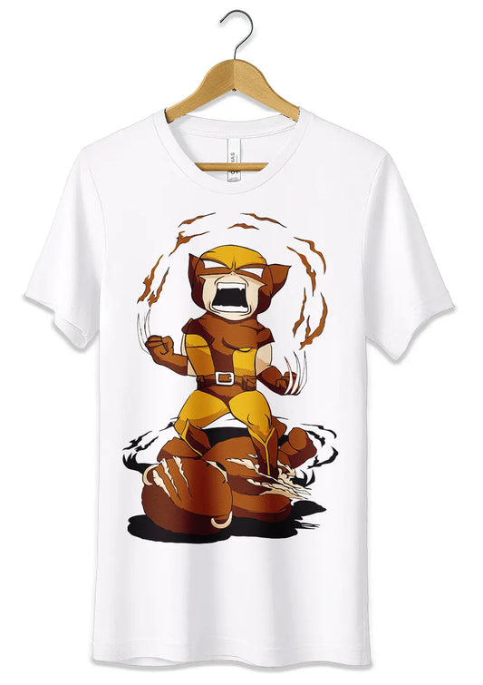 T-Shirt Maglietta Wolverine X-Men Cartoon Style T-Shirt CmrDesignStore   