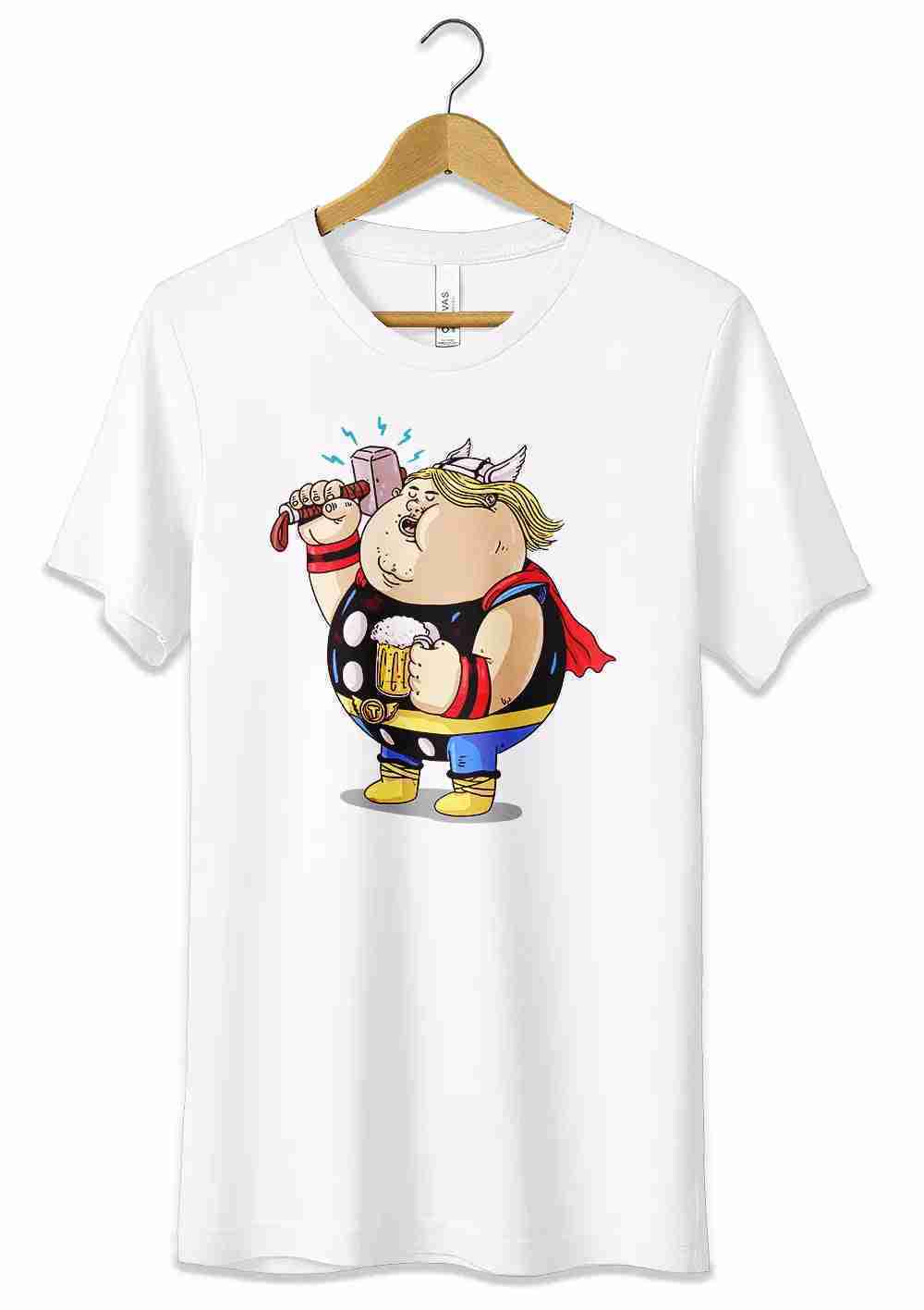 T-Shirt Maglietta Thor Caricatura Divertente - Scatena il Potere del Tuono con la T-Shirt di Thor!