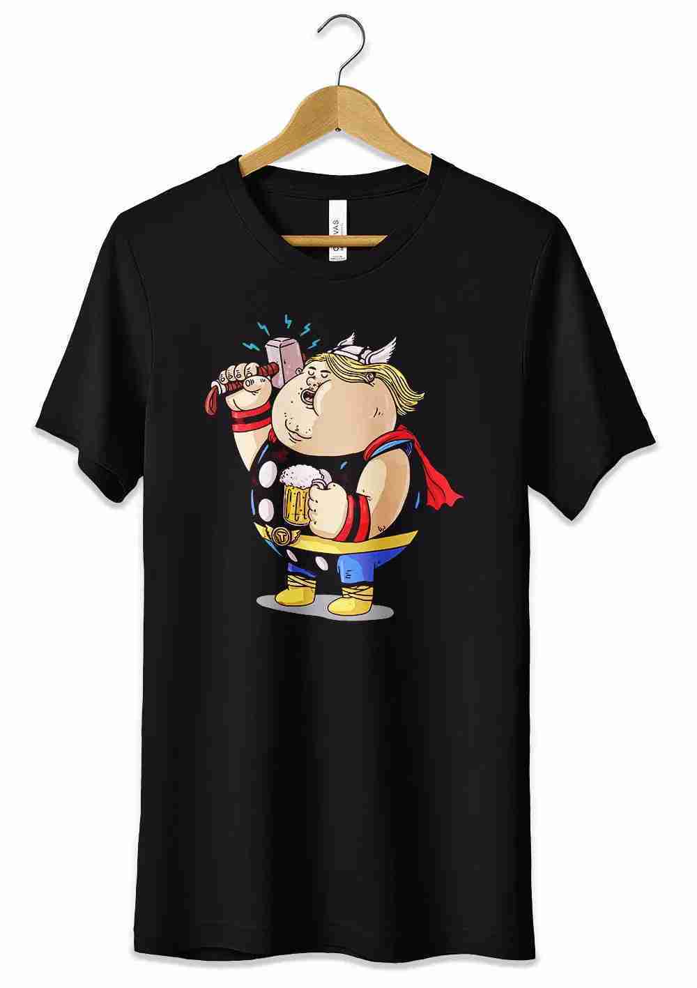 T-Shirt Maglietta Thor Caricatura Divertente - Scatena il Potere del Tuono con la T-Shirt di Thor!