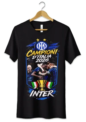 Maglietta Scudetto Inter 2026 - Celebra la Vittoria Nerazzurra!